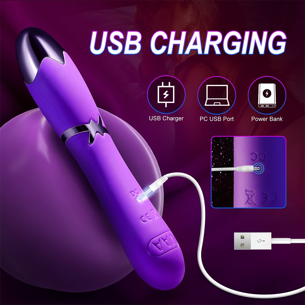 Clitoral Vibrator Sex Toys for Women - 10 Powerful Modes for Clitoral, Nipple, Anal, Vaginal Stimulation, G-Spot Wand for Women and Couples