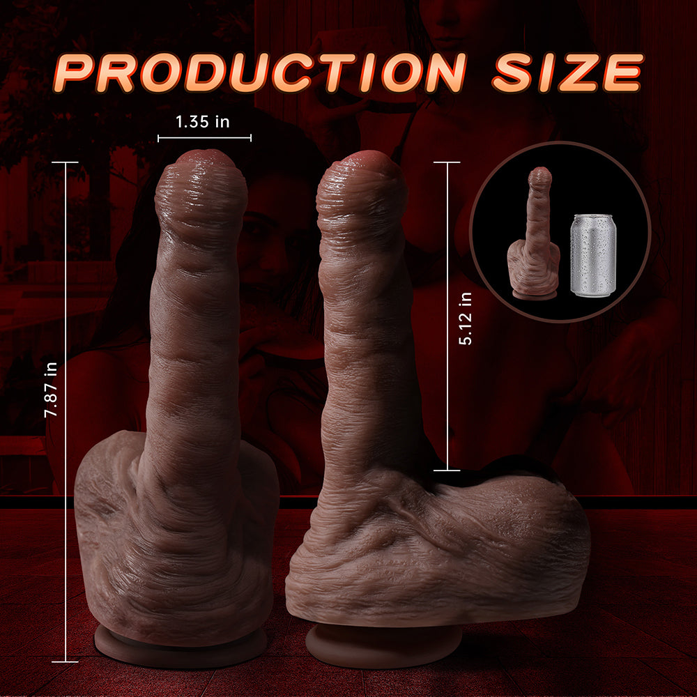 Thrusting Dildo Vibrator Sex Toy - 7.9' Realistic Dildos with 5 Thrusting & 7 Vibration,G spot Anal Vibrator