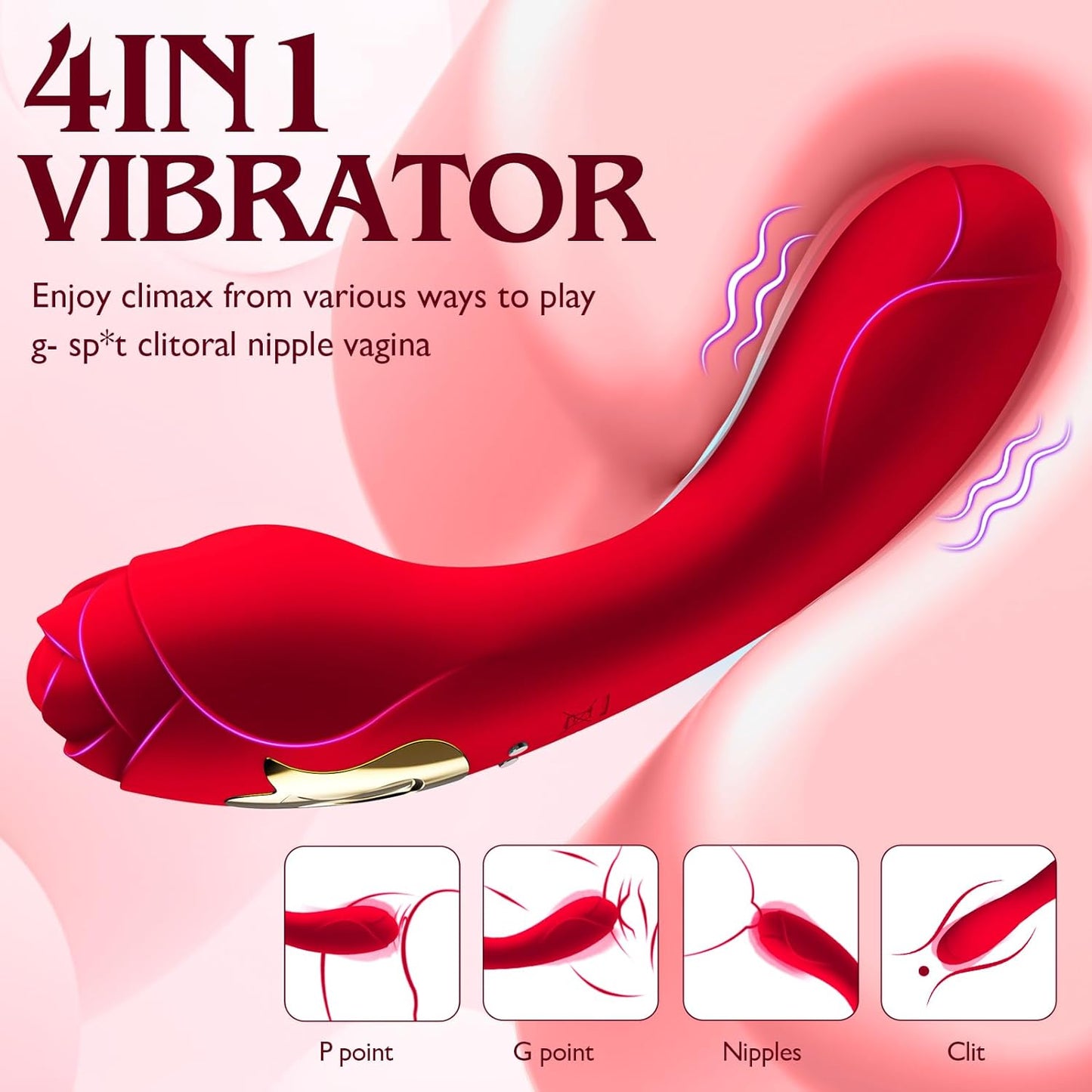 G Spot Vibrator Sex Toys, Vibrators Adult Toys Female Male with 10 Modes