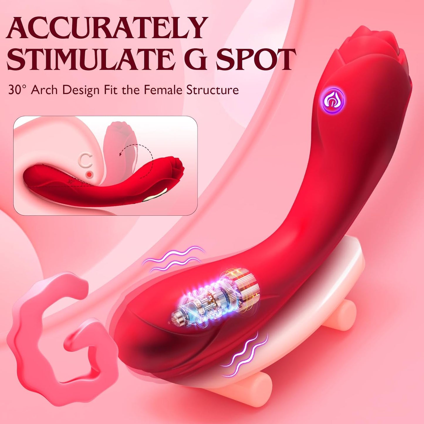 G Spot Vibrator Sex Toys, Vibrators Adult Toys Female Male with 10 Modes