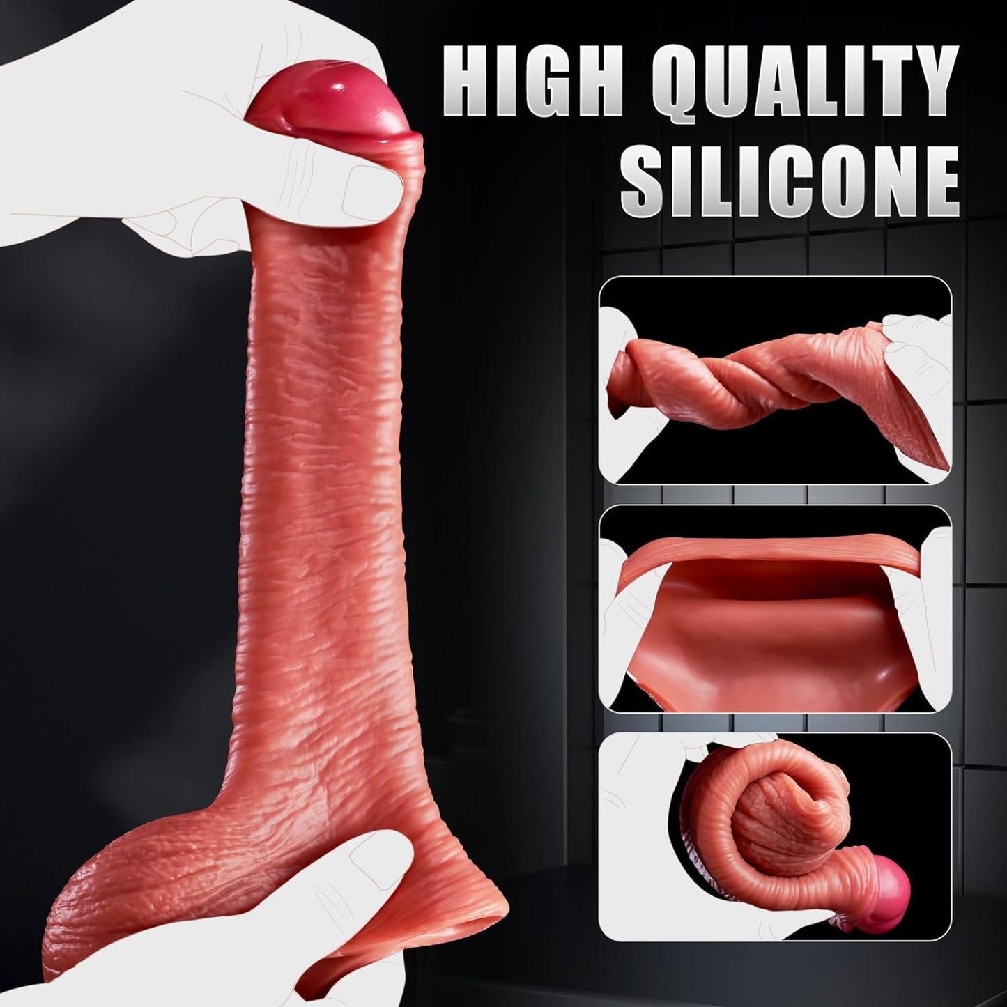 Elastic Penis Sleeve | Realistic Extender for Bigger & Thicker