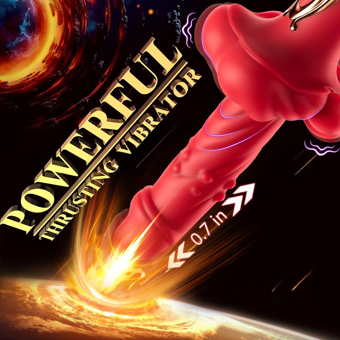 Experience Ultimate Pleasure: 3-in-1 Thrusting Dildo Rose Vibrator - Perfect for Clit & G-Spot Stimulation