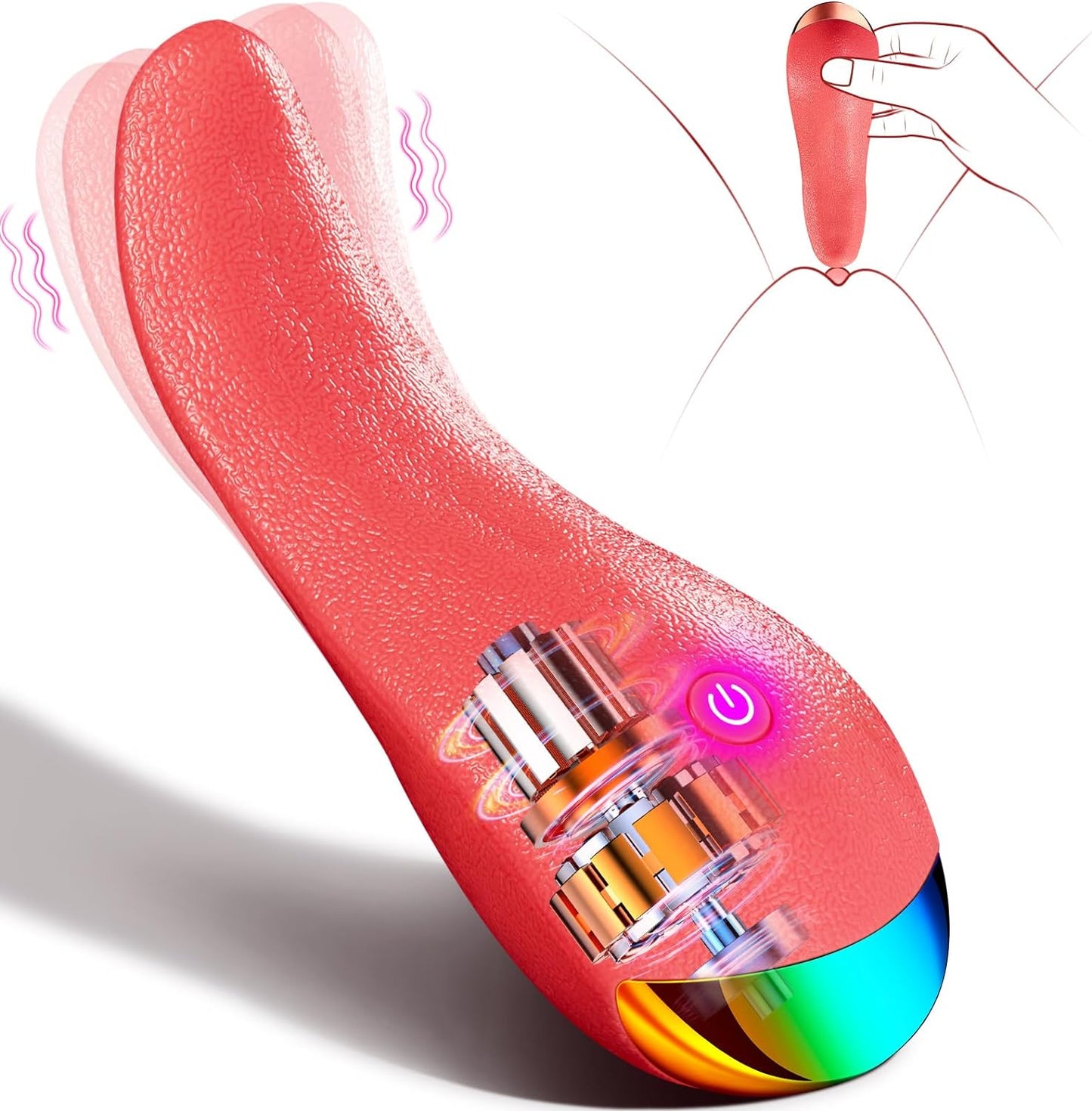Upgraded G Spot Vibrator with 10 Tongue Licking Modes & Waterproof Design