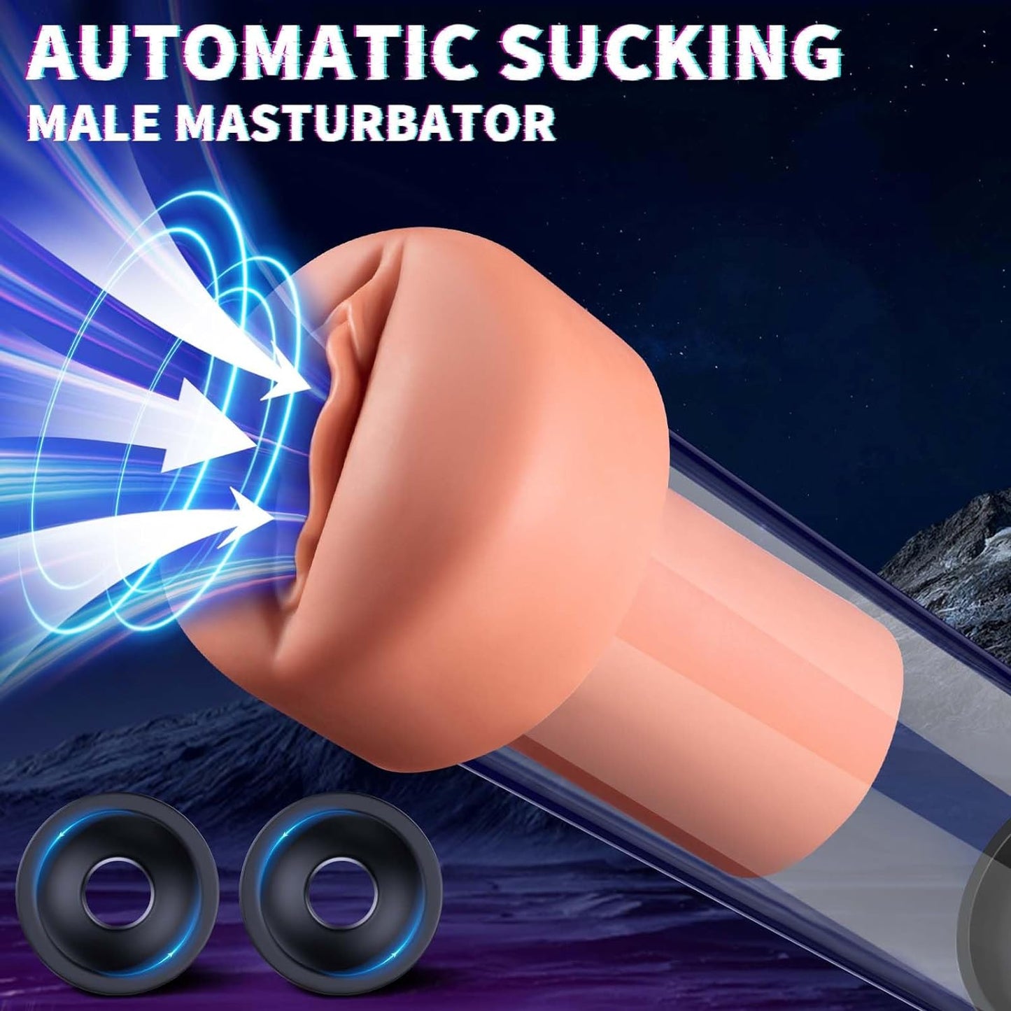 Upgraded Automatic Penis Pump LED Display Dick Vacuum Pump for ED Penis Extension Enlargement Trainer