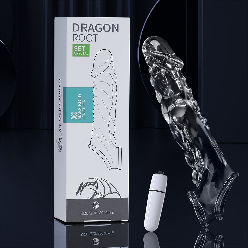 Reusable Penis Sleeve with 3.6 Inch Vibrating Ring