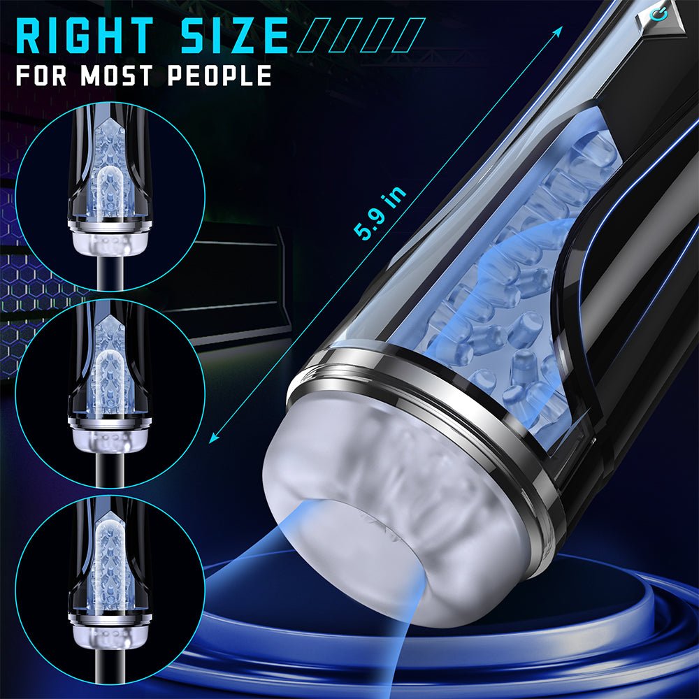 Automatic Male Masterburbater Sex Toys Male Masturbator with 7 Thrusting Vibrations