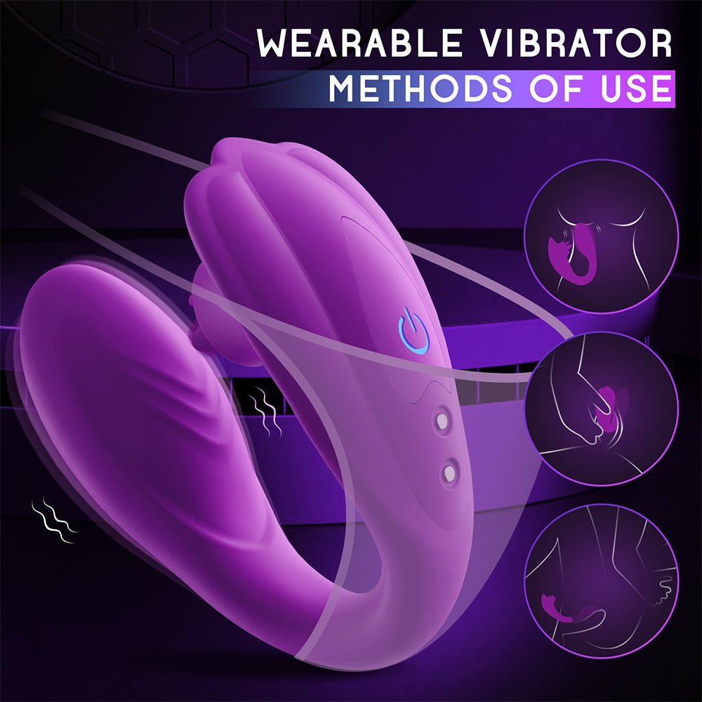 EllaVibe - APP Control, Clitoral Licking G Spot Vibrator with 20 Modes