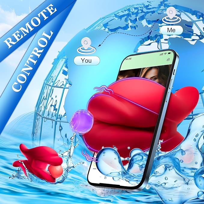 Vibrator Sex Toys Nipple Toys for Women - 2 in 1 Nipple Clamps Clitoral Stimulator with 10 Vibrating Mode, Remote Control Adult Toys for Women