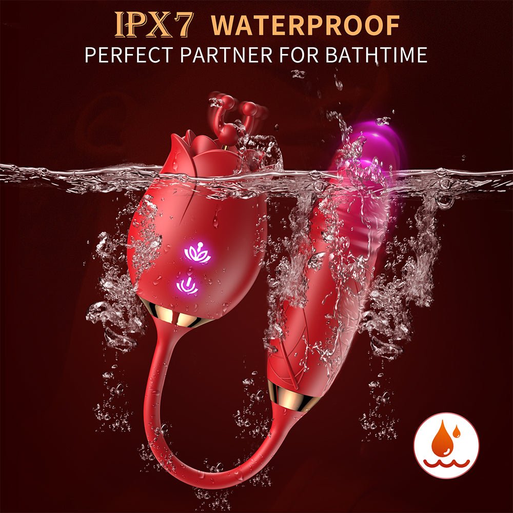 Rose Virbrater for Women, Vaginal Anal Adult Sex Toys for Women Couples