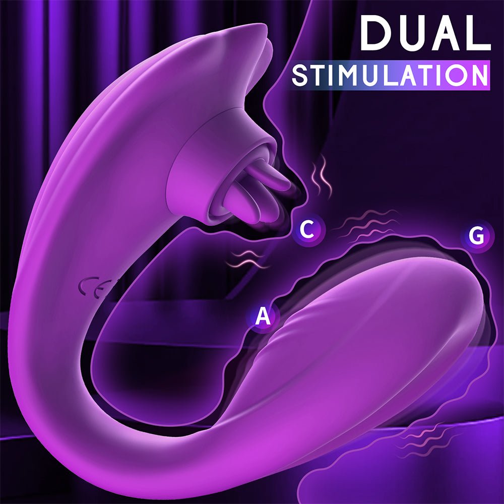 EllaVibe - APP Control, Clitoral Licking G Spot Vibrator with 20 Modes