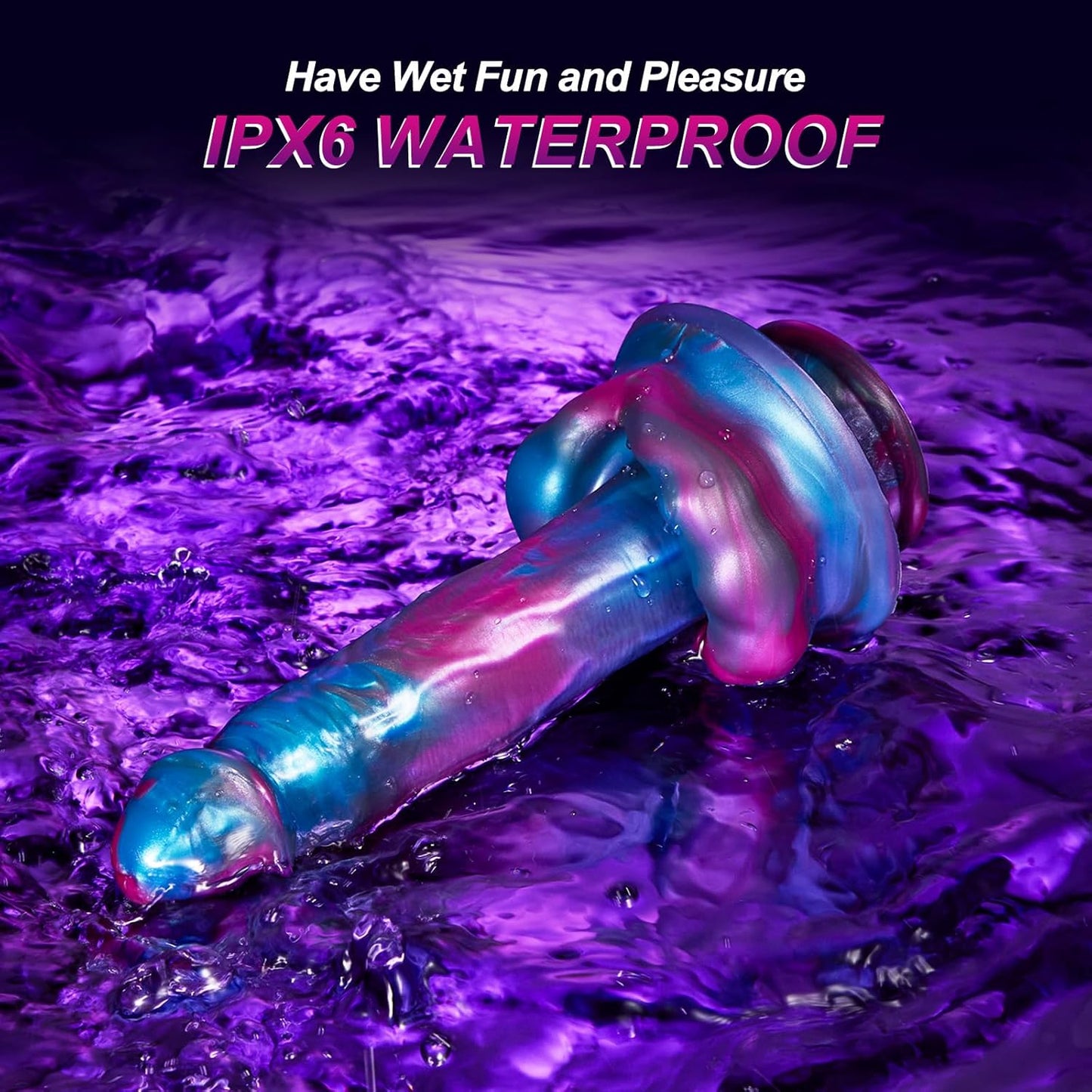 9'' Dragon Mouth Thrusting Dildo - 3 Thrust, 7 Vibration & Heating Modes, Suction Cup Remote - AAVIBE