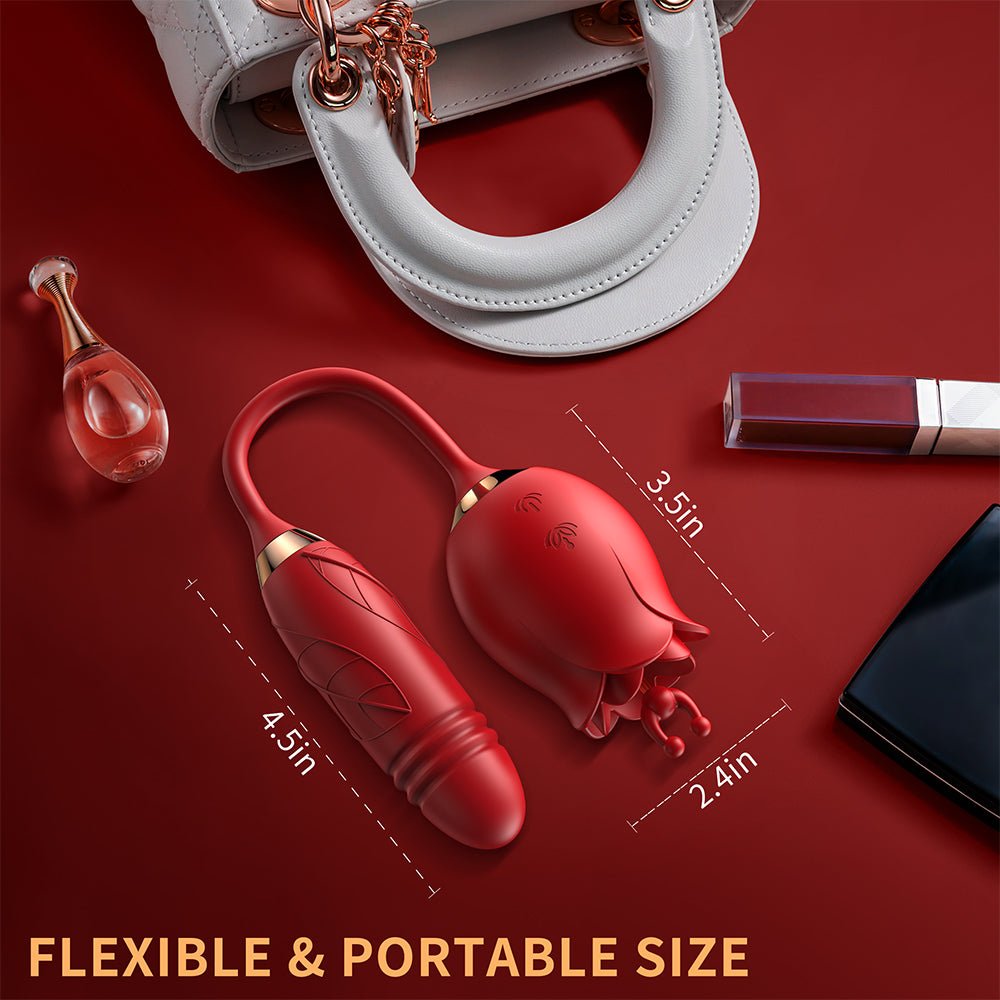 Rose Virbrater for Women, Vaginal Anal Adult Sex Toys for Women Couples