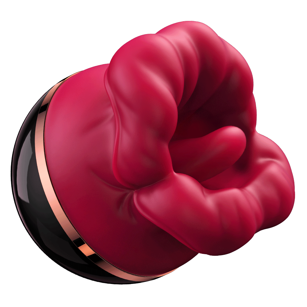 Sex Toys Clitoral Vibrator for Women Rose red Adult Toys with 8 Tongue Licking 8 Vibrating Modes Rose red Sex Stimulator