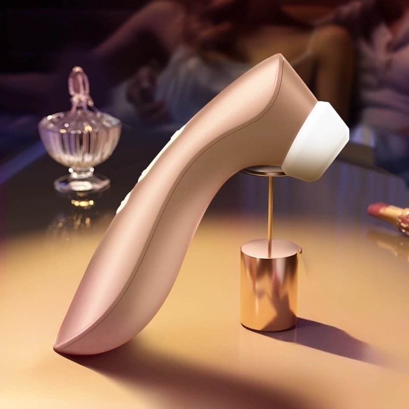 Air - Pulse Clitoris Stimulator - Non - Contact Sucking Pressure - Wave, Waterproof & Rechargeable (Rose Gold) - AAVIBE