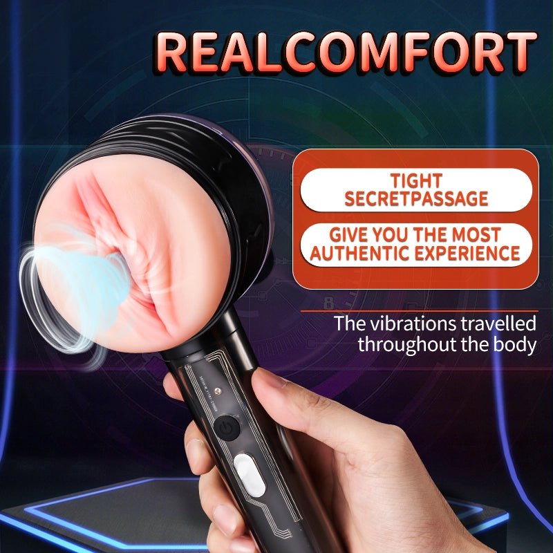 Handheld Fully Automatic Male Intelligent Vibrator, 10 Frequency Modes - AAVIBE