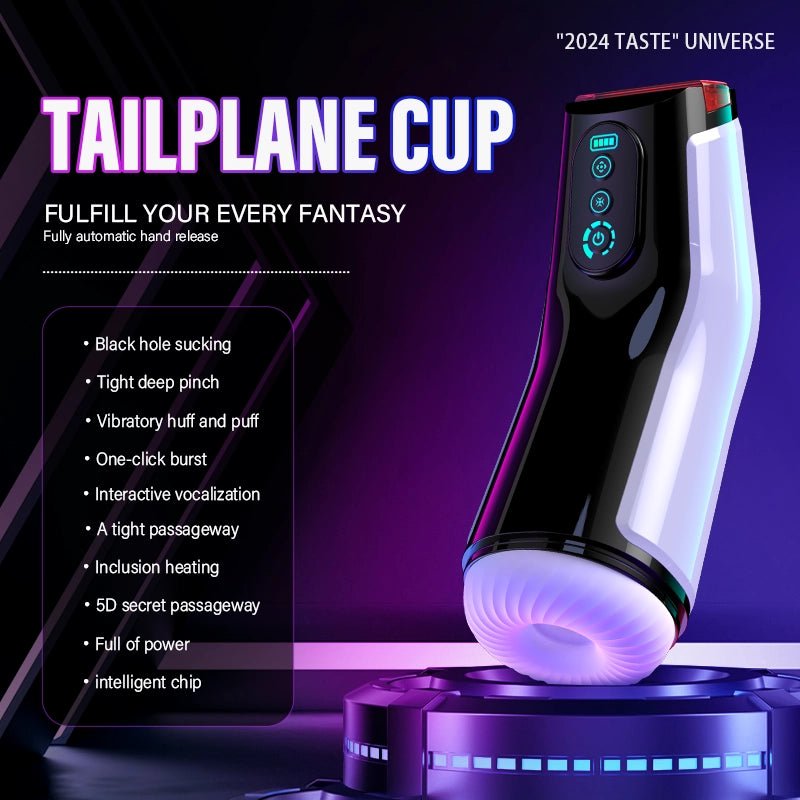 Masturbator for Men - Real Vaginal Stimulation, 7 Modes - AAVIBE