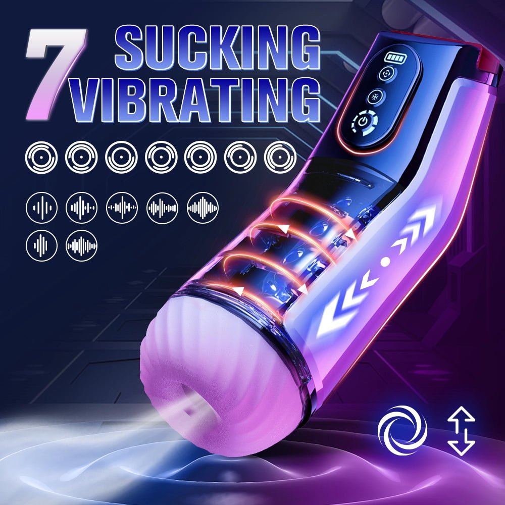 Masturbator for Men - Real Vaginal Stimulation, 7 Modes - AAVIBE