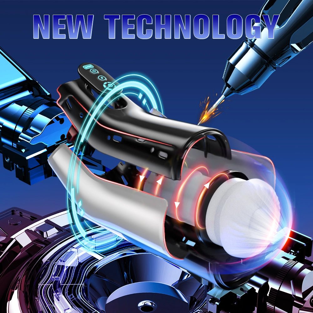 Masturbator for Men - Real Vaginal Stimulation, 7 Modes - AAVIBE