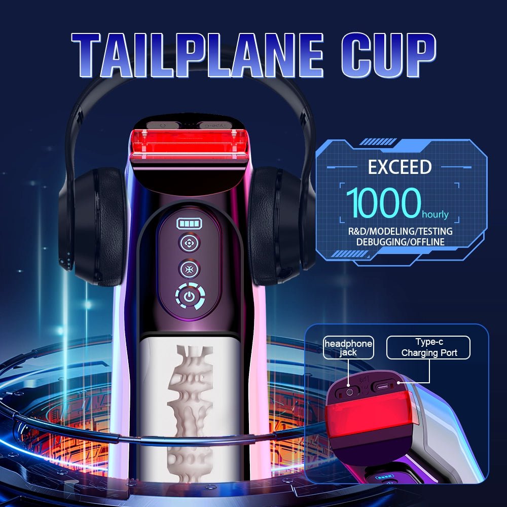 Masturbator for Men - Real Vaginal Stimulation, 7 Modes - AAVIBE