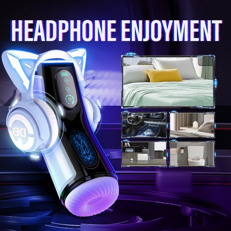 Masturbator for Men - Real Vaginal Stimulation, 7 Modes - AAVIBE