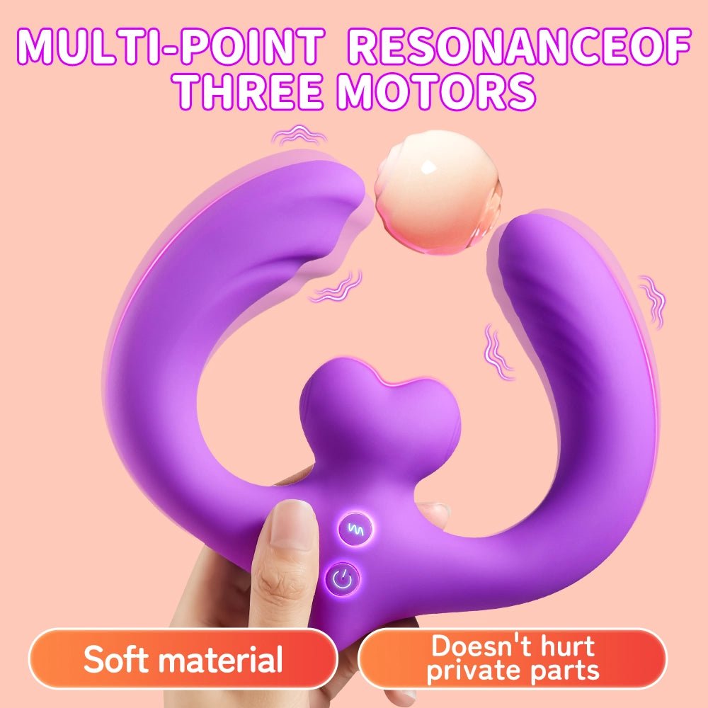 Strapless G - Spot Dildo - 3 Motors & 10 Vibrations - AAVIBE