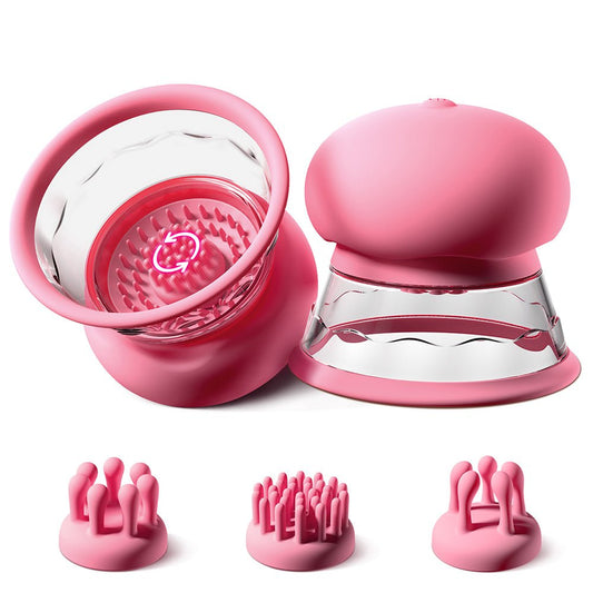 AAV BlissBuds Clamps - 3 Brush Heads Nipple Vibrator