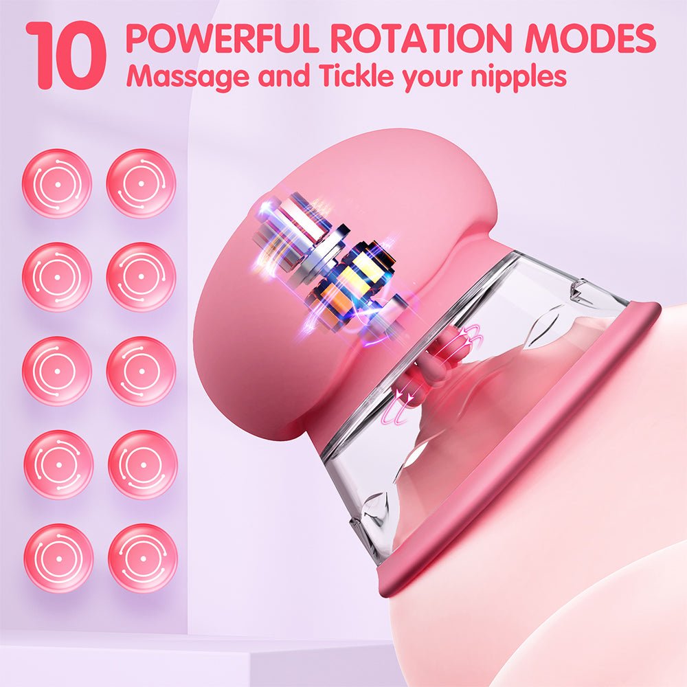 AAV BlissBuds Clamps - 3 Brush Heads Nipple Vibrator