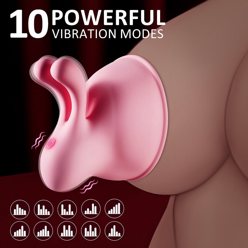 Experience Ultimate Pleasure: Wireless Nipple Vibrator with 10 Speed Modes!
