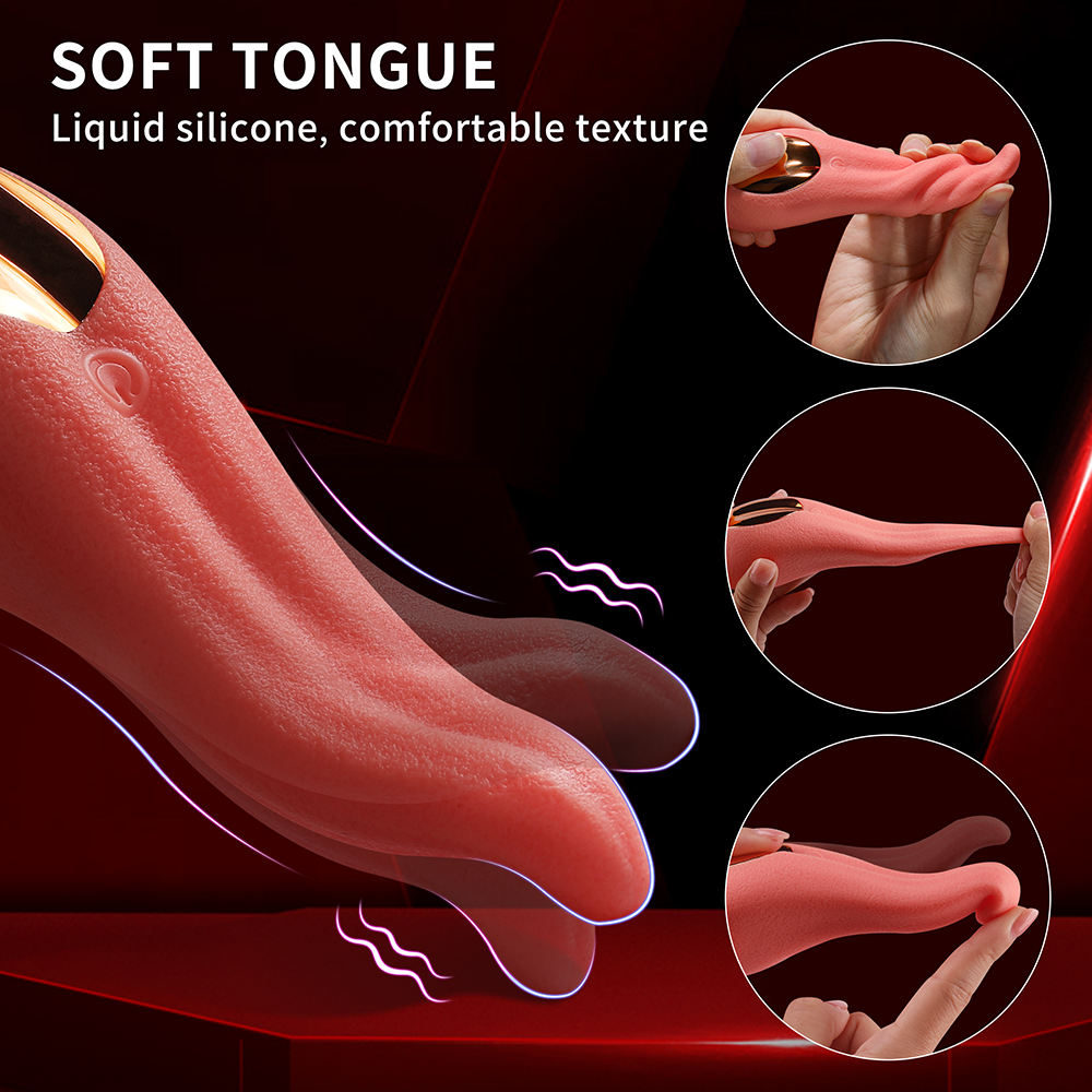 Realistic Clitoral Tongue Licking Vibrator 10 Modes