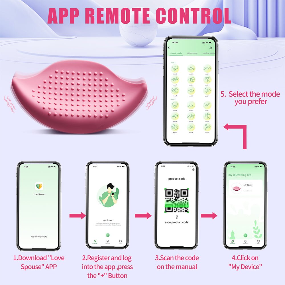 APP Remote Nipple Clamps Sucking Stimulator
