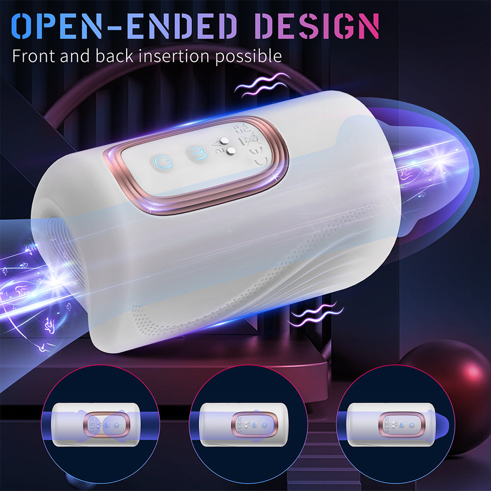Automatic Male Masturbators Sex Toy - Male Sex Toys for Penis Stroker with 10 Tapping & 10 Vibrating Modes