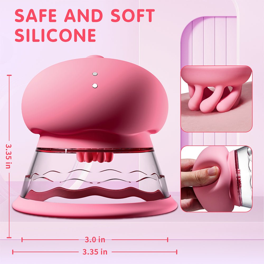 AAV BlissBuds Clamps - 3 Brush Heads Nipple Vibrator