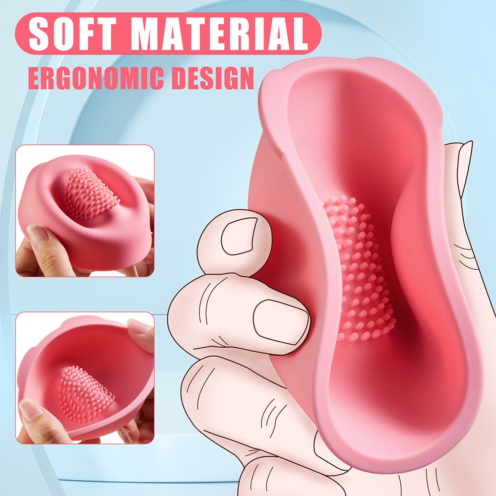 Vibrator Nipple Sex Toys for Women - Vibrating Nipple Clamps with 10 Powerful Vibration Modes Sucking Stimulator Massager