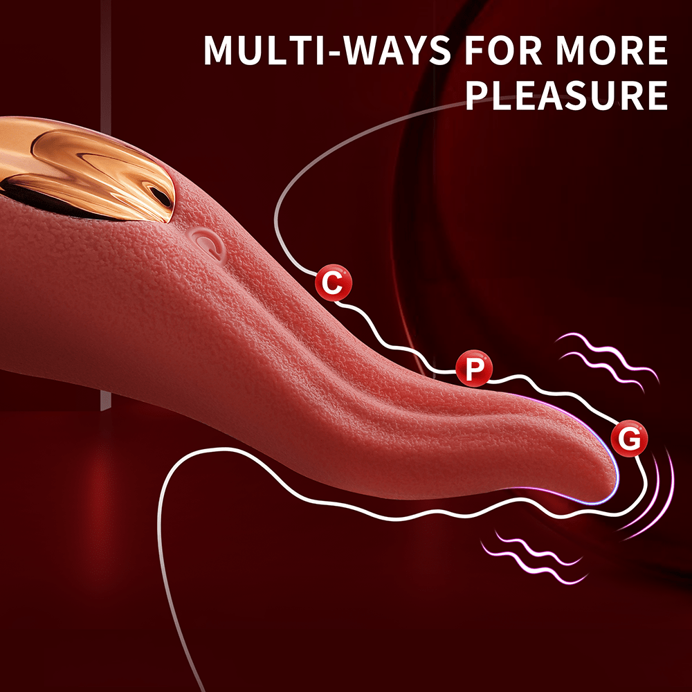 Realistic Clitoral Tongue Licking Vibrator 10 Modes