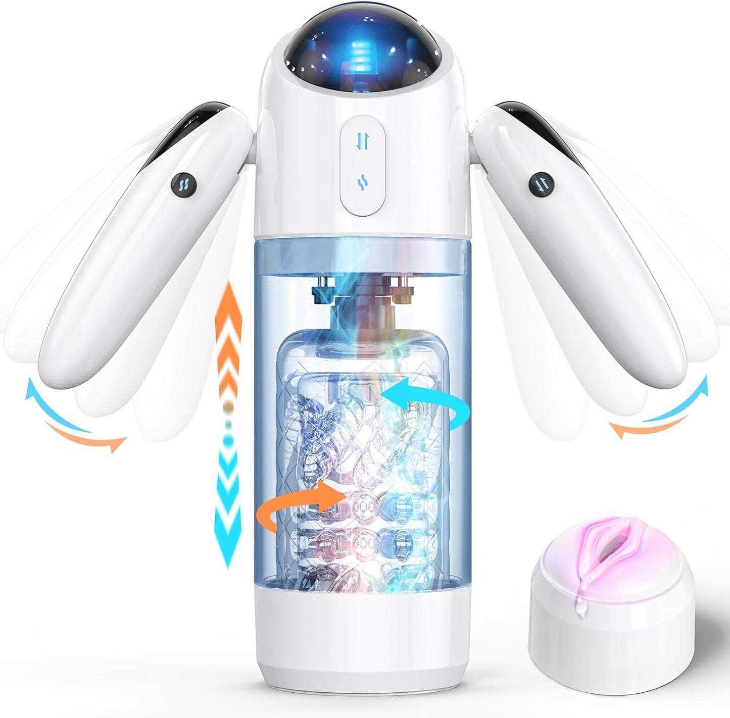 High-Tech Male Masturbator with 4 Thrust & 7 Rotation Modes