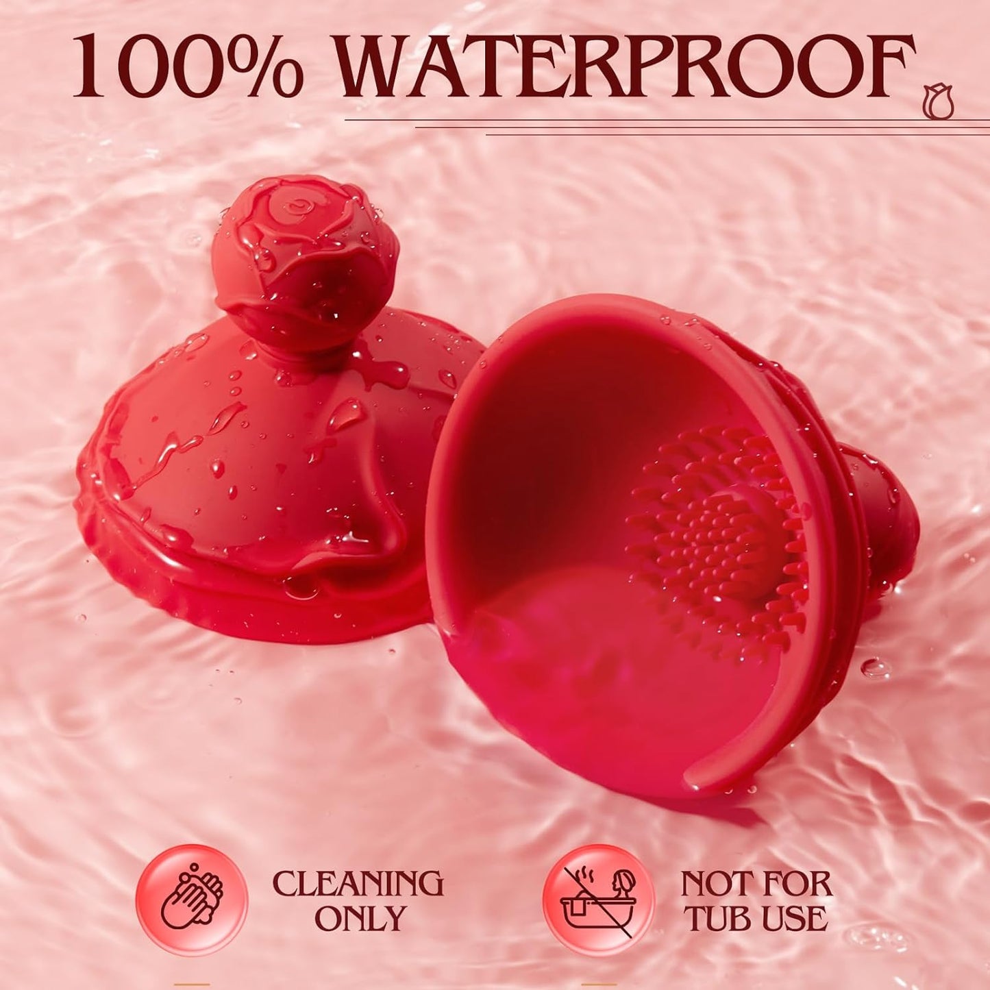 Discover the pleasure of our Rose Sex Toy Sucking Stimulator. Wireless, with 10 powerful vibration and rotation modes