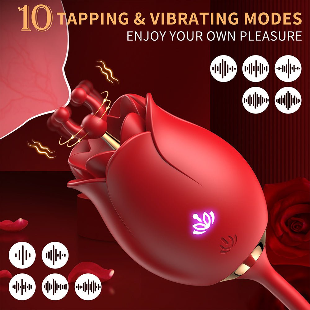 Rose Virbrater for Women, Vaginal Anal Adult Sex Toys for Women Couples